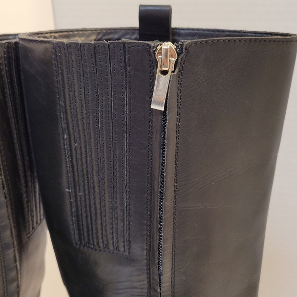 Banana Republic Black Leather Riding Boots - Picture 4 of 8